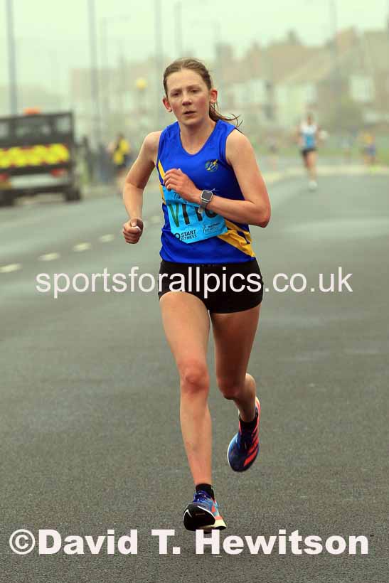 Senior womens 6 Stage 2023 Northern Mens 12 stage and Womens 6 Stage Relays and Young Athletes, Redcar. Photo: David T. Hewitson/Sports for All Pics